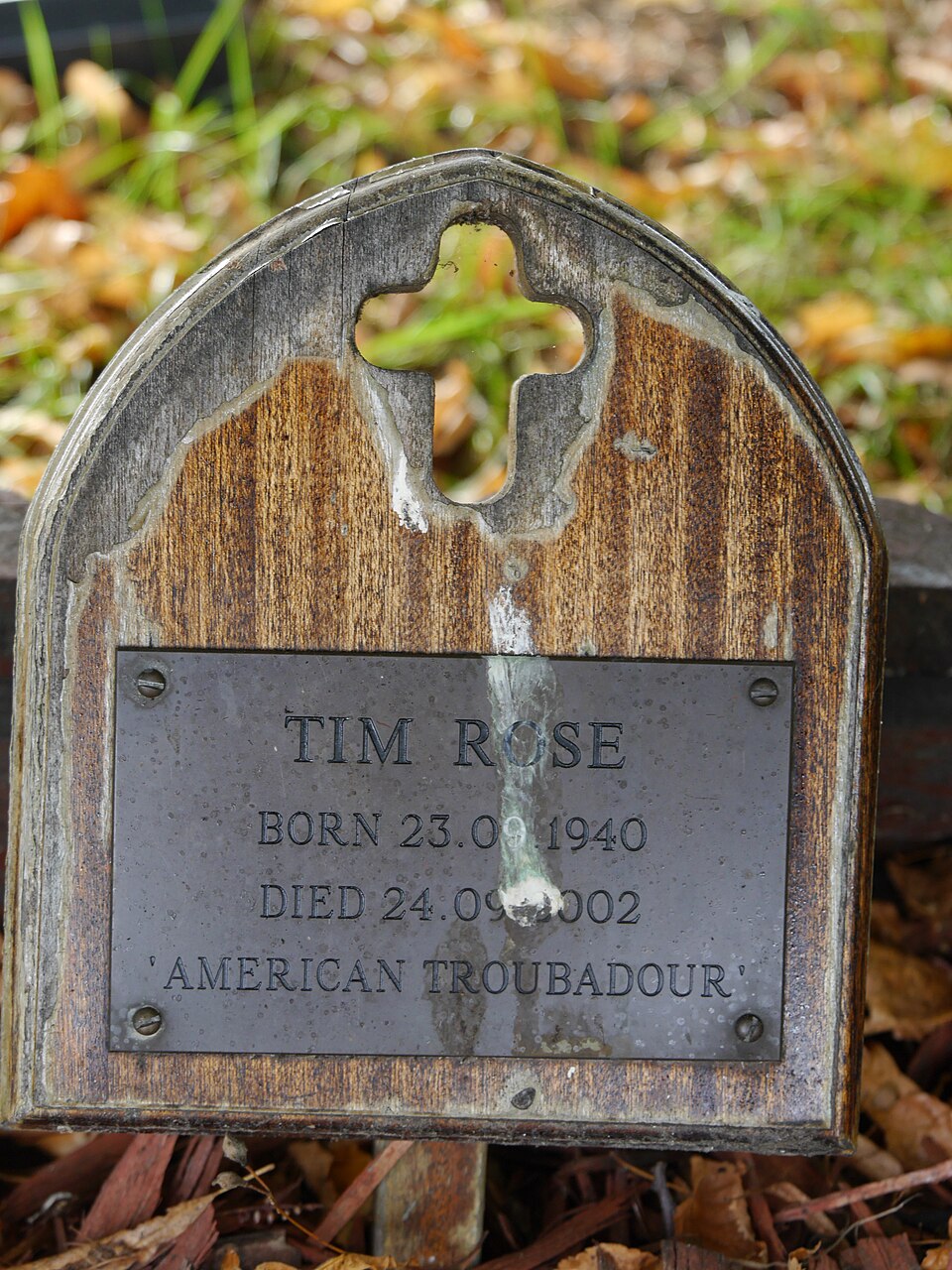 Tim Rose Brompton Cemetery