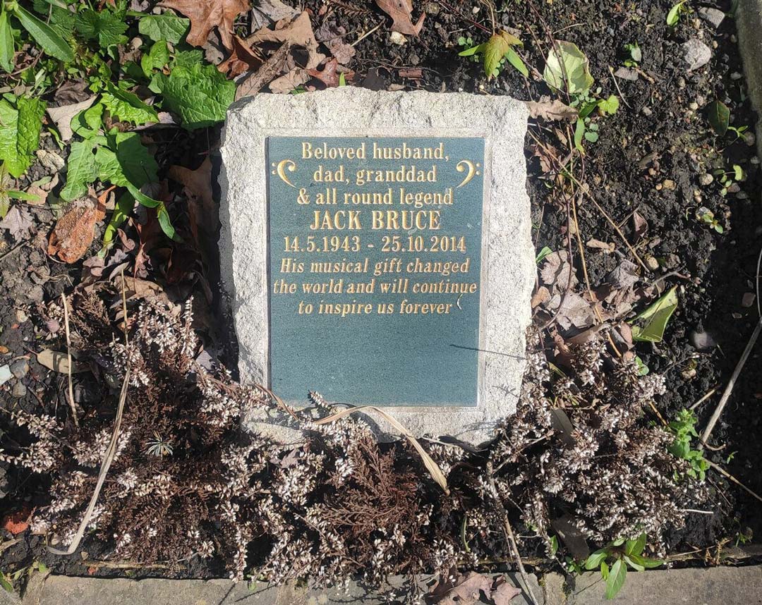 Jack Bruce Golders Green Crematorium