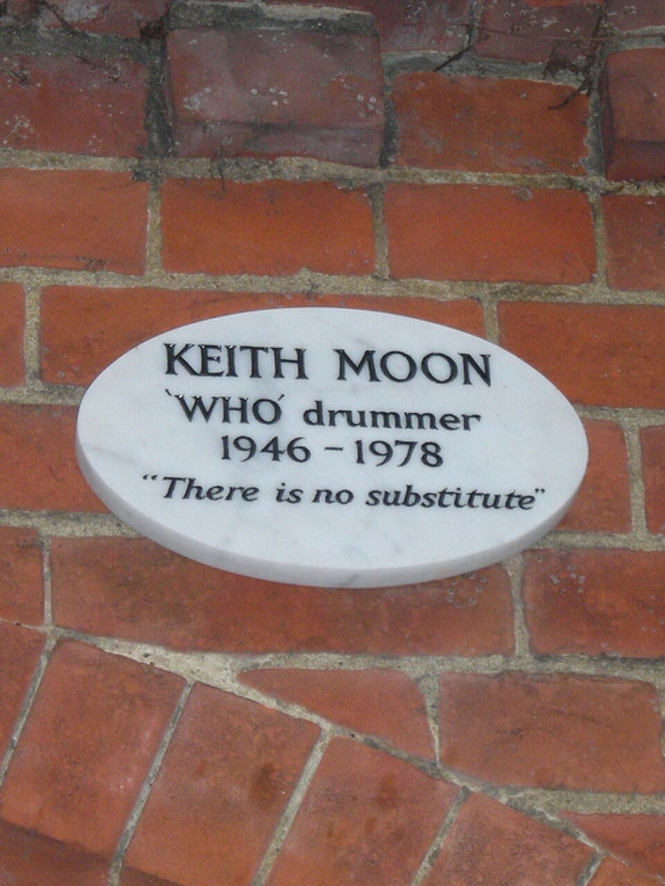 Keith Moon Golders Green Crematorium