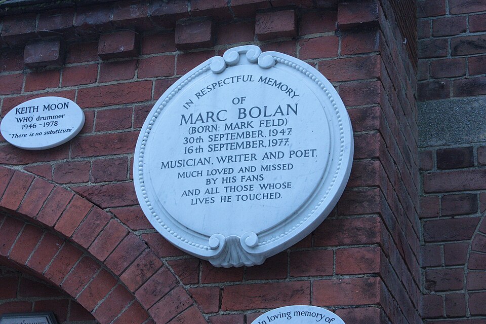 Marc Bolan Golders Green Crematorium