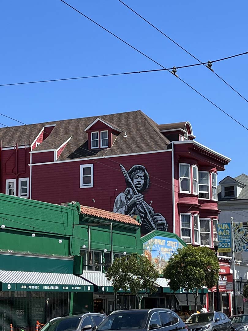 Jimi Hendrix Haight St
