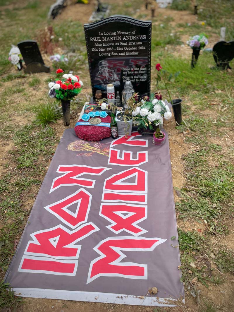 Paul Di'Anno Manor Park Cemetery
