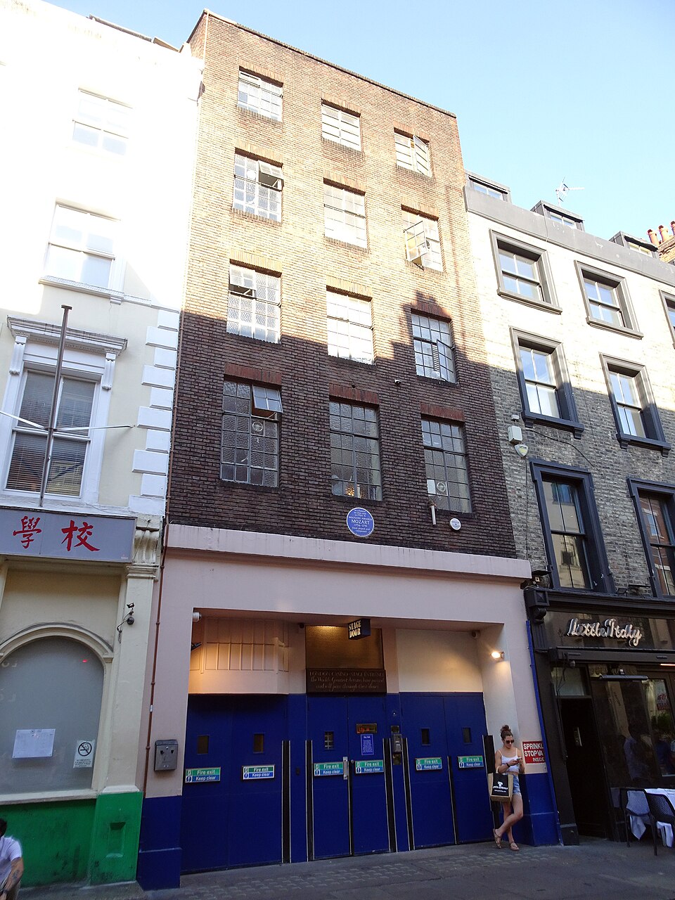 Wolfgang Amadeus Mozart Blue Plaque
